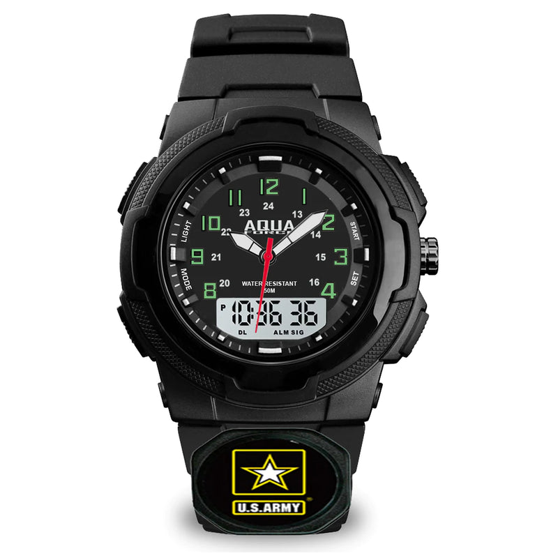 GLORITEES ARMY DIGITAL ANALOG WATCH