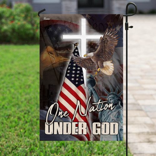 One Nation Under God American Garden Flag Double-sided Print