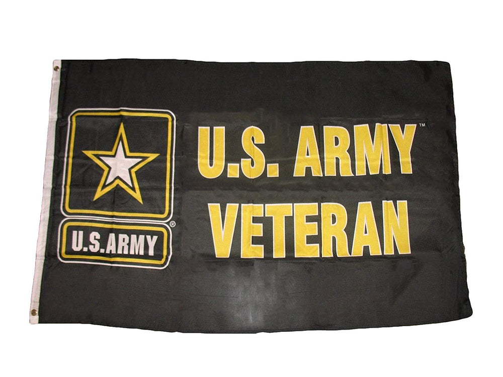 3'x5' United States Army Strong Star Black Banner