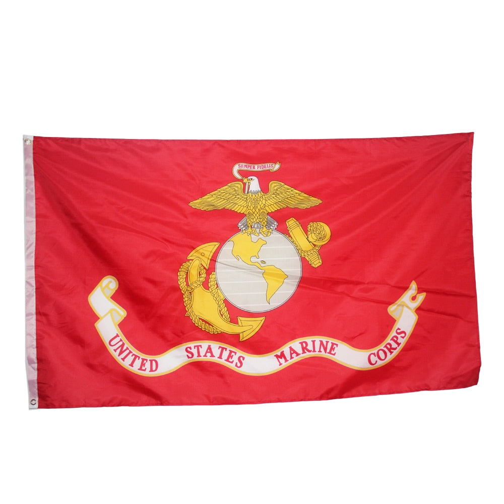 United States Marine Corps Flag Home Decor Polyester American Army USA Banner