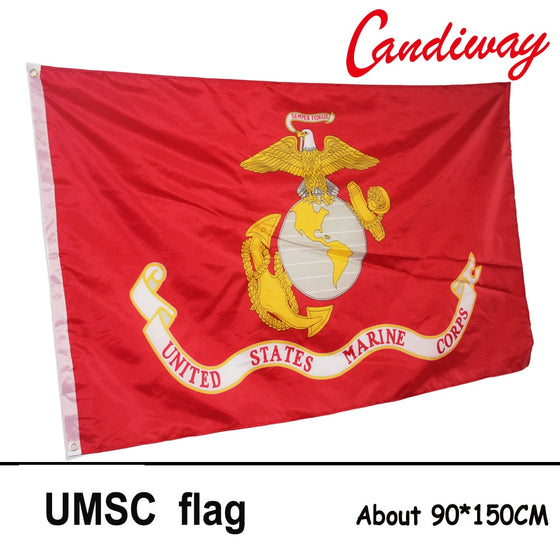 United States Marine Corps Flag Home Decor Polyester American Army USA Banner