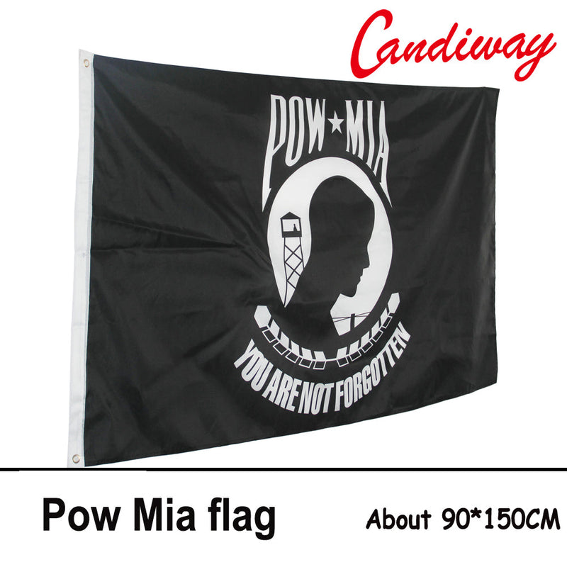 3x5' Pow Mia Army You're Not Forgotten Flag Banner Grommet