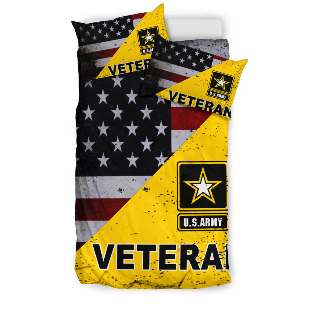 Army Veteran Bedding Set Black Inside