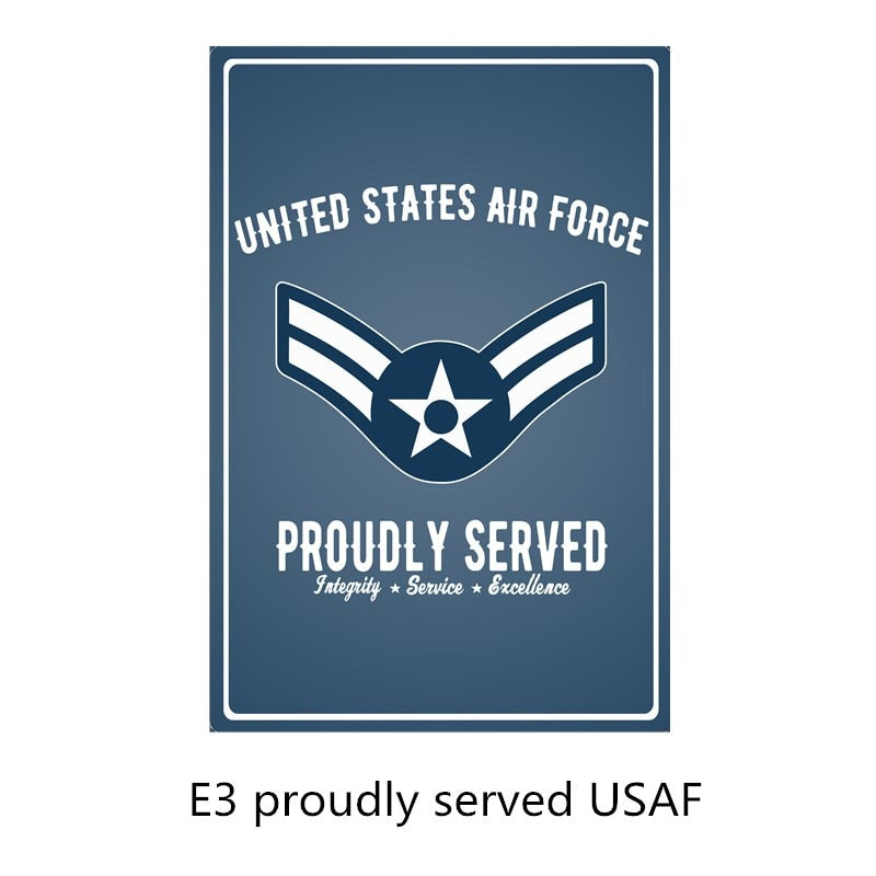 USAF Air Force Metal Tin Signs 20x30 CM