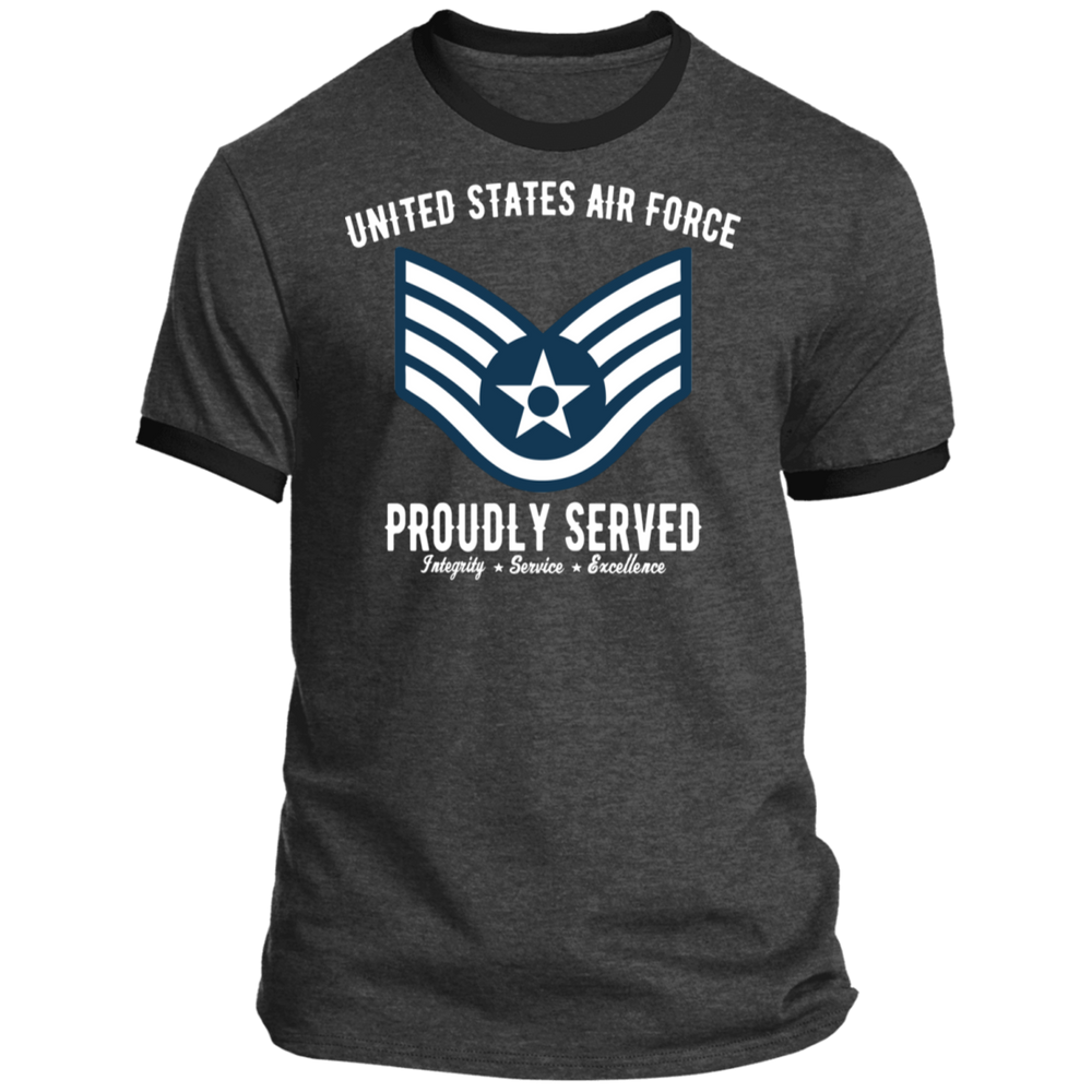 AIR FORCE PROUDLY SERVED E5 SHIRT