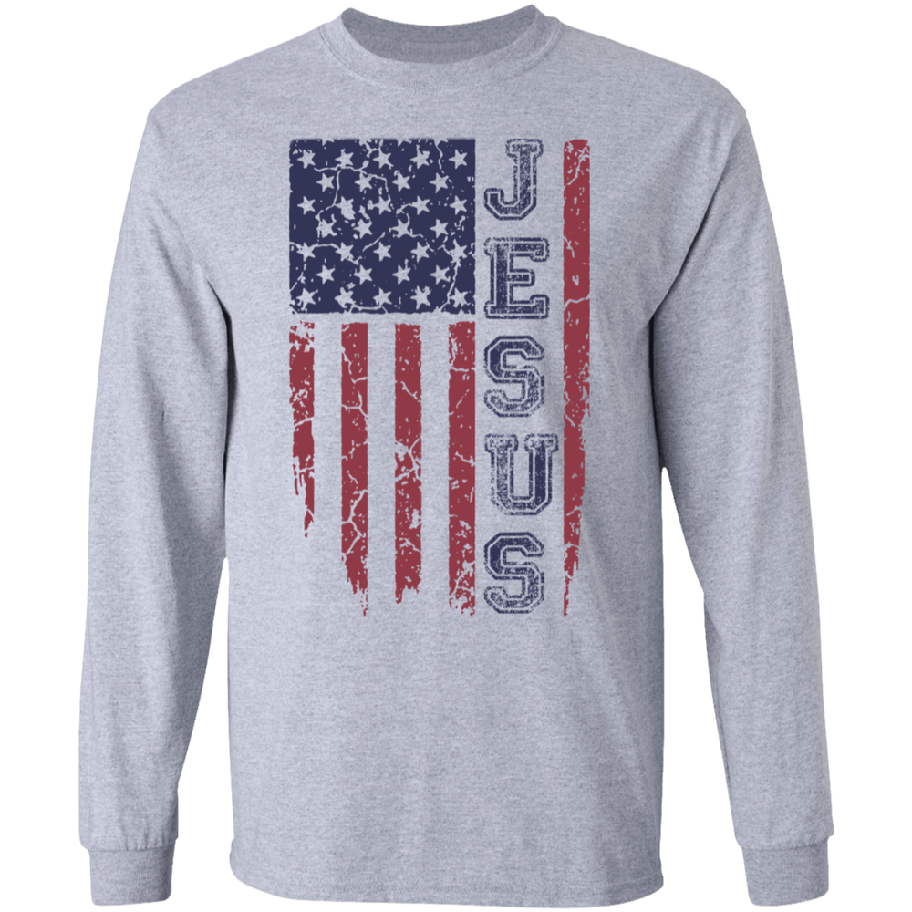 US FLAG JESUS SHIRT