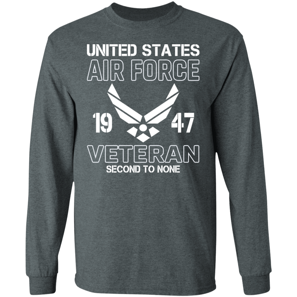 US AIR FORCE VET SECOND TO NONE SHIRT