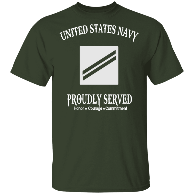USN E2 SEAMAN APPRENTICE PROUDLY SERVED SHIRT