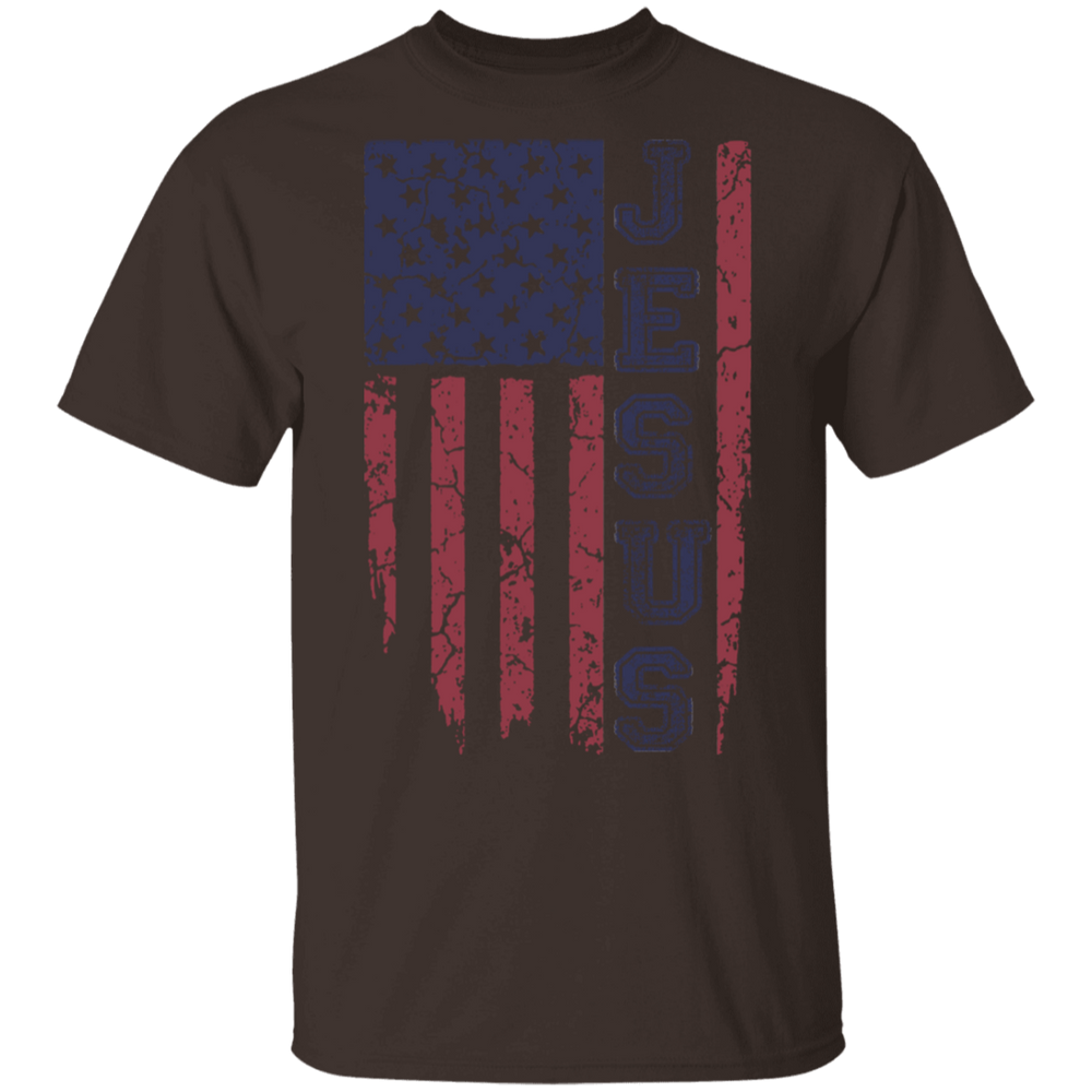 US FLAG JESUS SHIRT