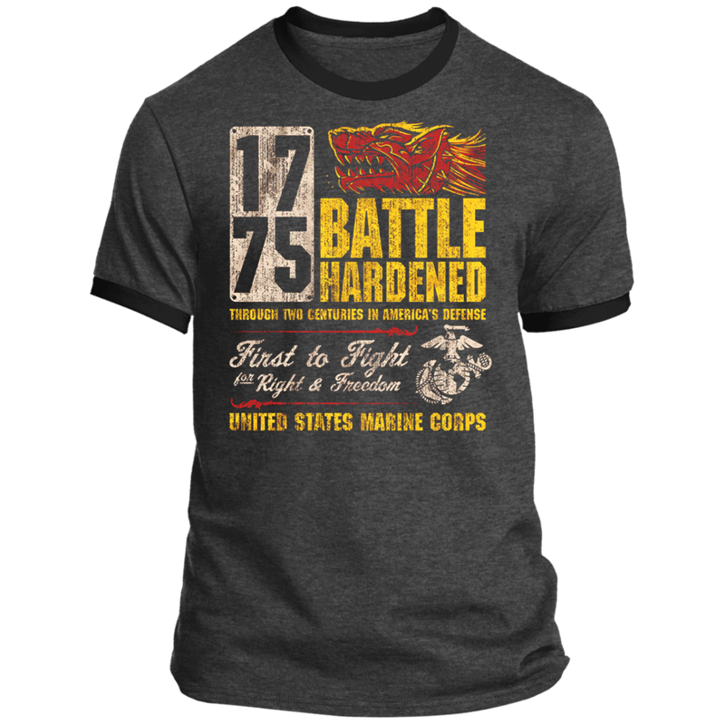 1775 BATTLE HARDENED US MARINES CORPS SHIRT