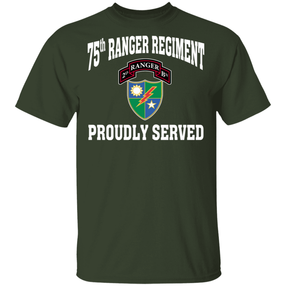 75TH RANGER REGIMENT PROUDLY SERVED SHIRT