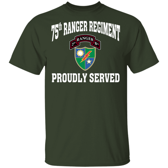 75TH RANGER REGIMENT PROUDLY SERVED SHIRT