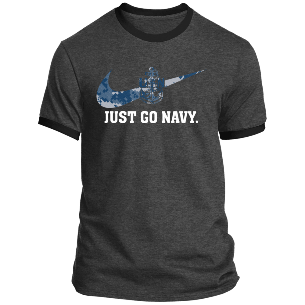 JUST GO NAVY SHIRT