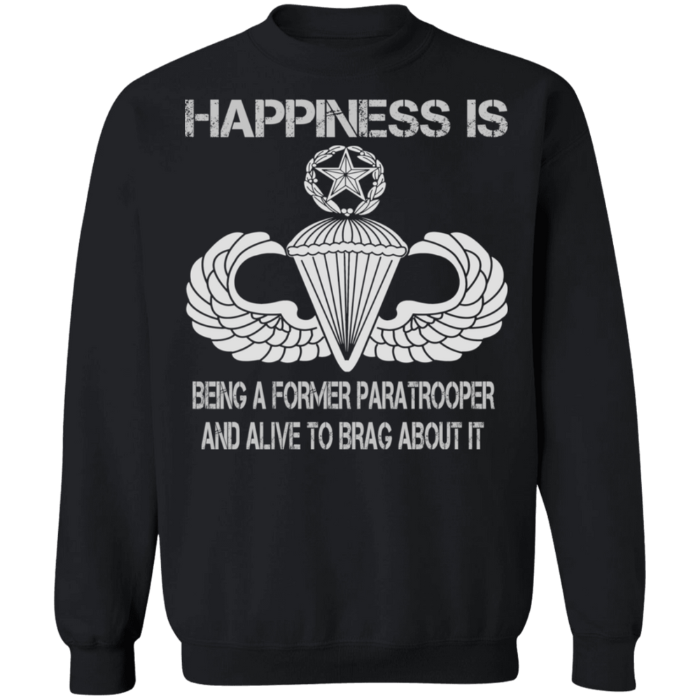 HAPPINESS IS MASTER PARACHUTIST SHIRT