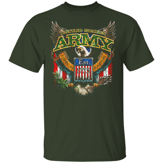 US ARMY AMERICAN SOLDIER EST 1775 SHIRT