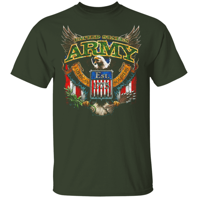 US ARMY AMERICAN SOLDIER EST 1775 SHIRT