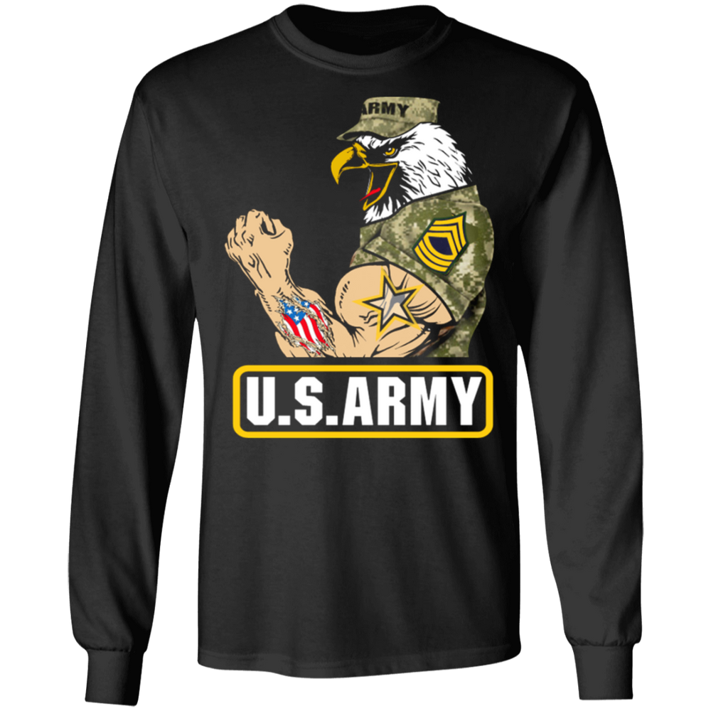 US ARMY RANK MASTER SERGEANT (MSG) SHIRT
