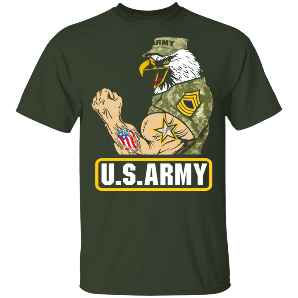 US ARMY RANK MASTER SERGEANT (MSG) SHIRT