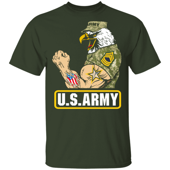 US ARMY RANK MASTER SERGEANT (MSG) SHIRT