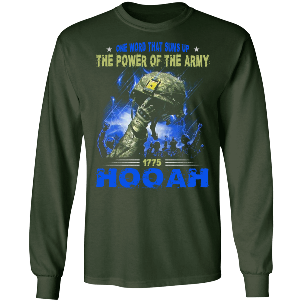 POWER OF THE ARMY HOOAH SHIRT