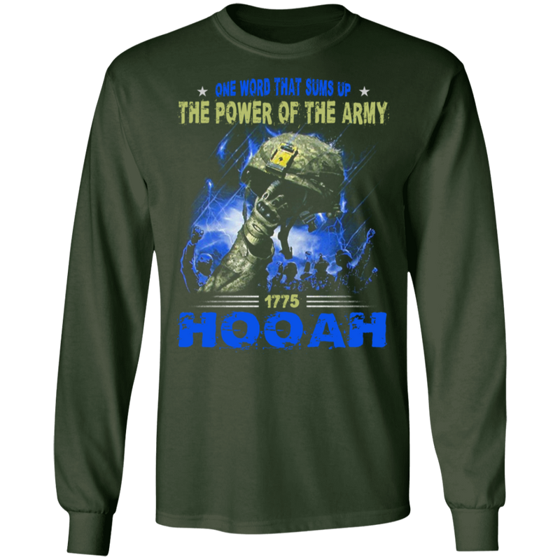 POWER OF THE ARMY HOOAH SHIRT