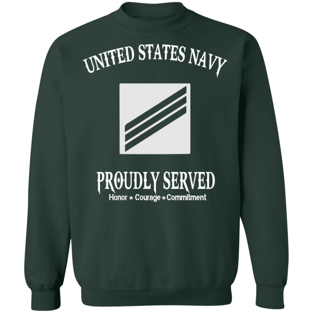 USN E3 SEAMAN PROUDLY SERVED SHIRT
