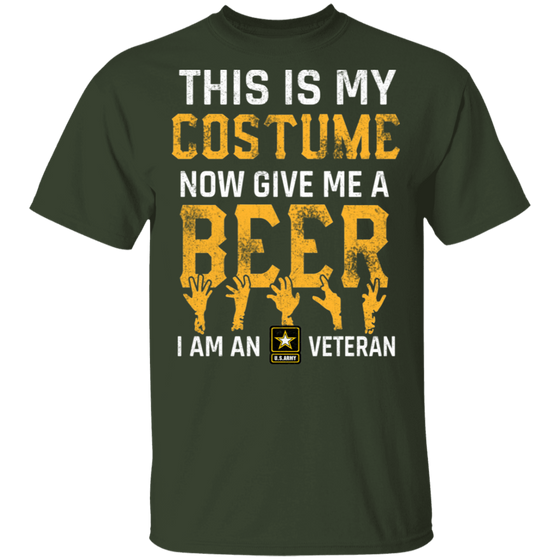 GIVE ME A BEER I AM AN ARMY VET SHIRT