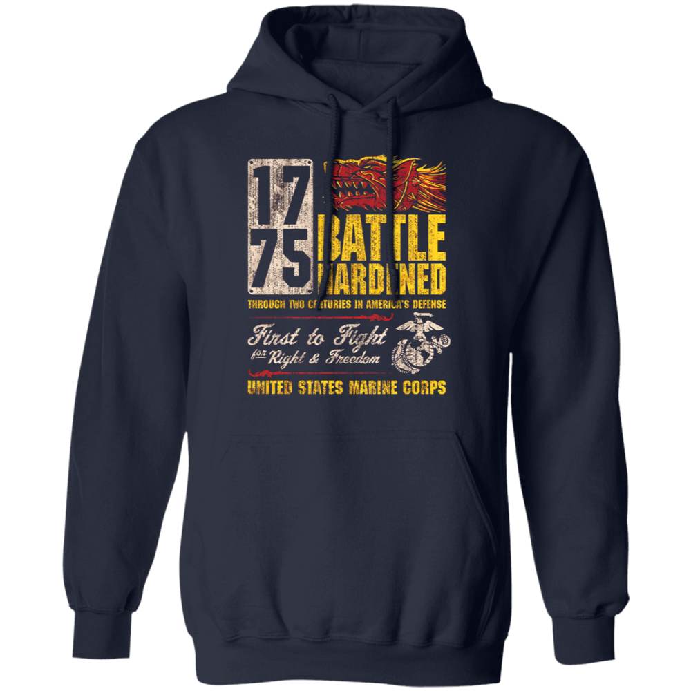 1775 BATTLE HARDENED US MARINES CORPS SHIRT