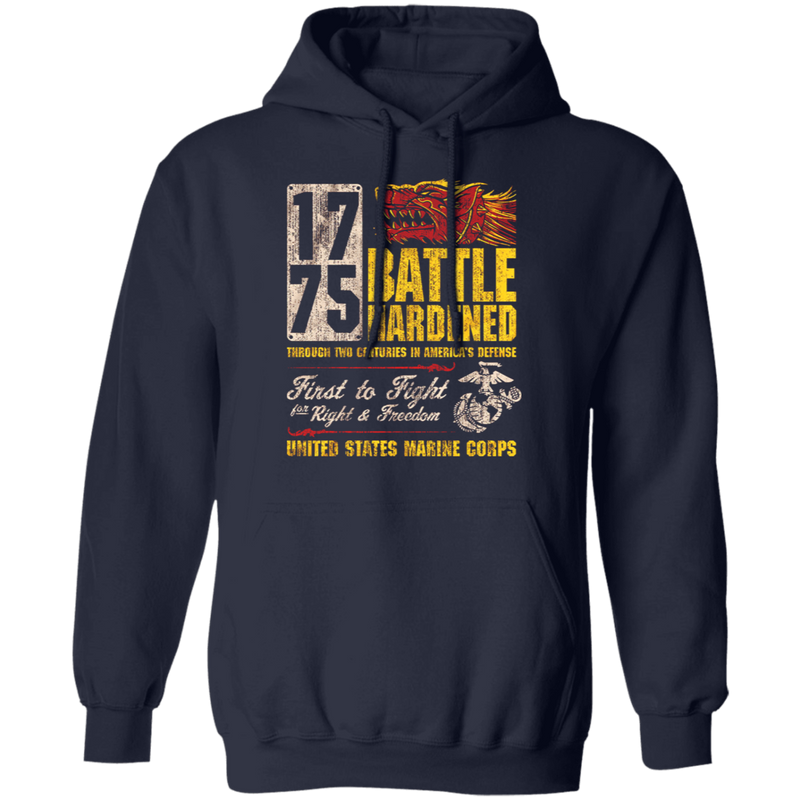 1775 BATTLE HARDENED US MARINES CORPS SHIRT