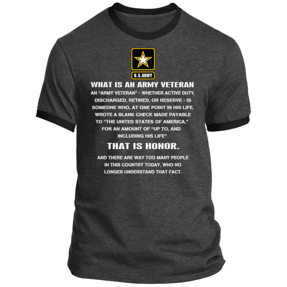 WHAT IS AN ARMY VETERAN SHIRT
