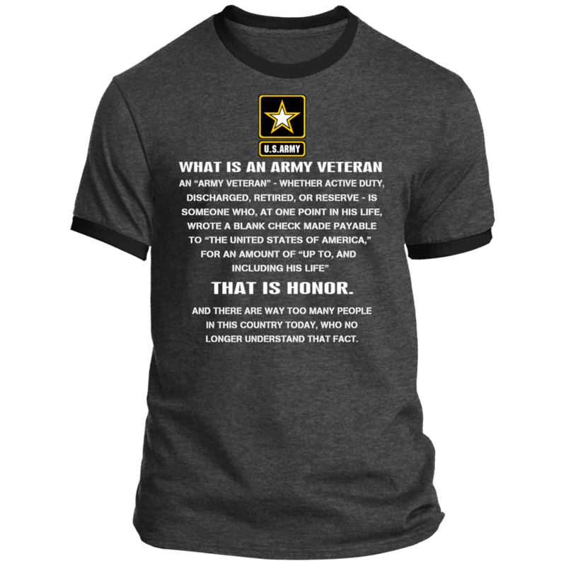WHAT IS AN ARMY VETERAN SHIRT