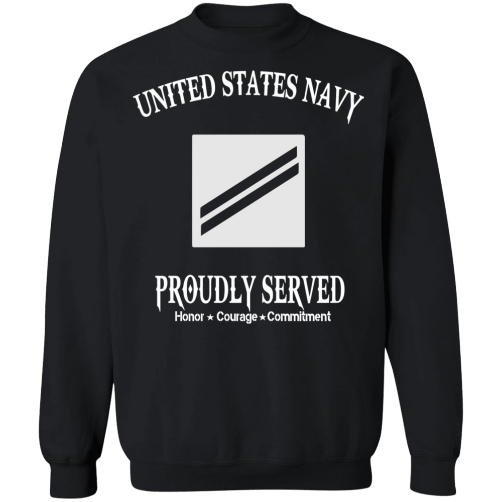 USN E2 SEAMAN APPRENTICE PROUDLY SERVED SHIRT