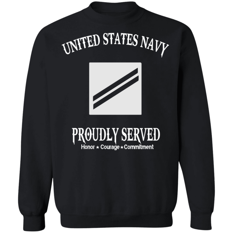 USN E2 SEAMAN APPRENTICE PROUDLY SERVED SHIRT