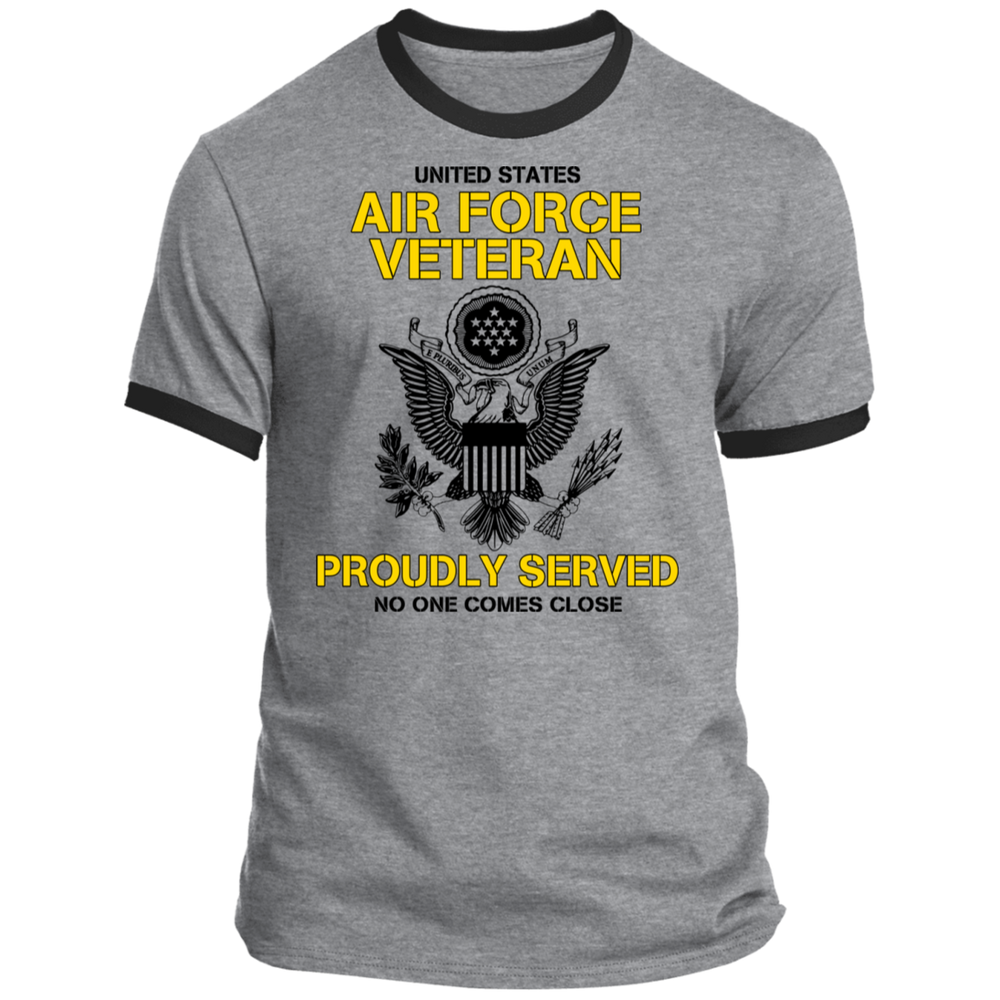 US AIR FORCE PROUDLY SERVED NO ONE COMES CLOSE GT SHIRT