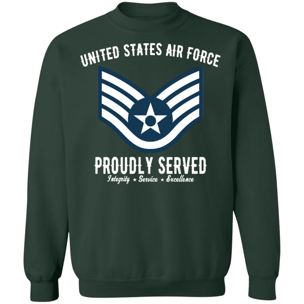 AIR FORCE PROUDLY SERVED E5 SHIRT