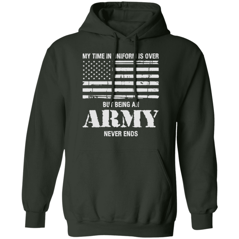 BEING AN ARMY NEVER ENDS SHIRT