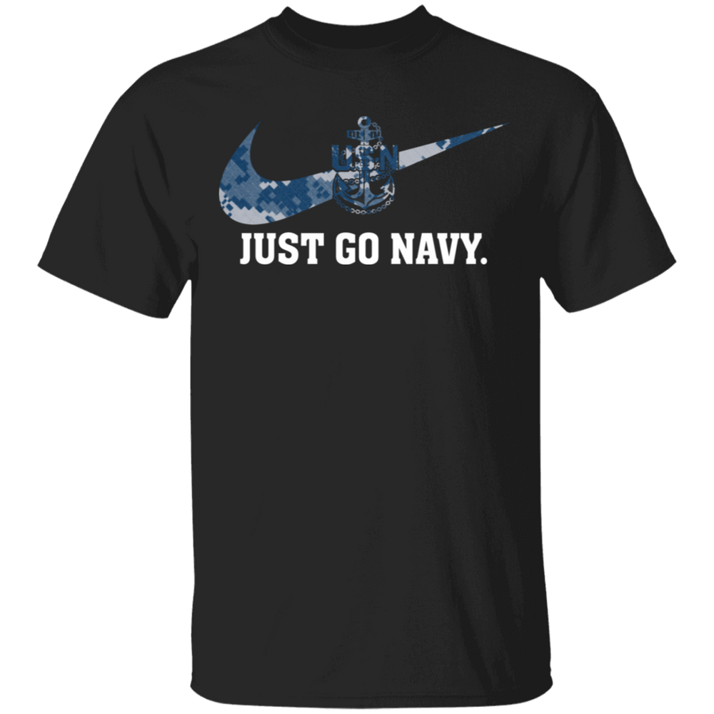 JUST GO NAVY SHIRT