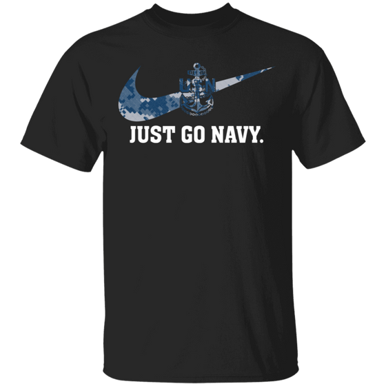 JUST GO NAVY SHIRT
