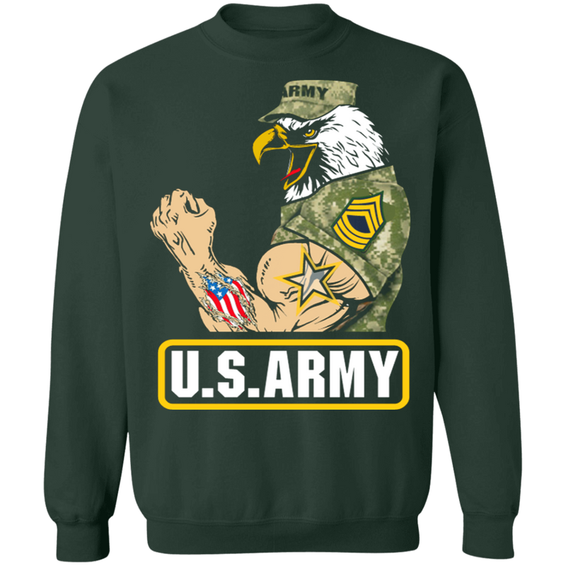 US ARMY RANK MASTER SERGEANT (MSG) SHIRT