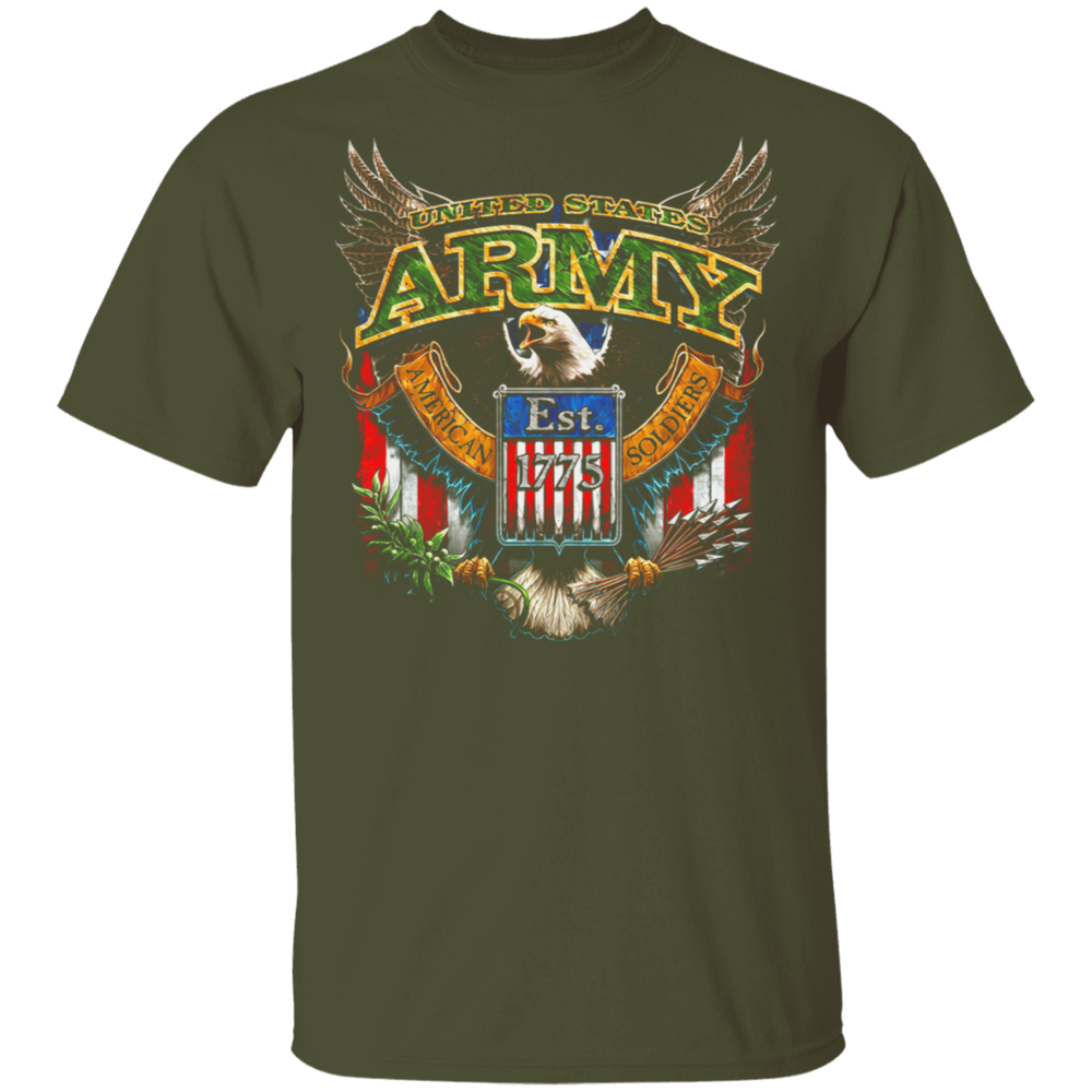 US ARMY AMERICAN SOLDIER EST 1775 SHIRT