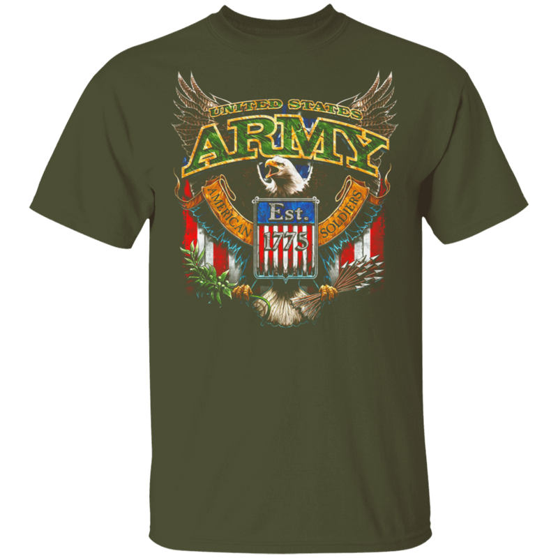 US ARMY AMERICAN SOLDIER EST 1775 SHIRT