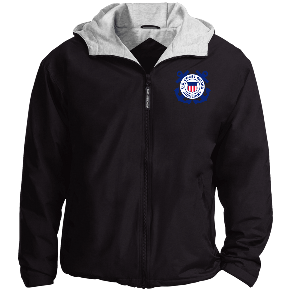 Coast Guard Auxiliary Embroidery Windshirt Jacket Polo