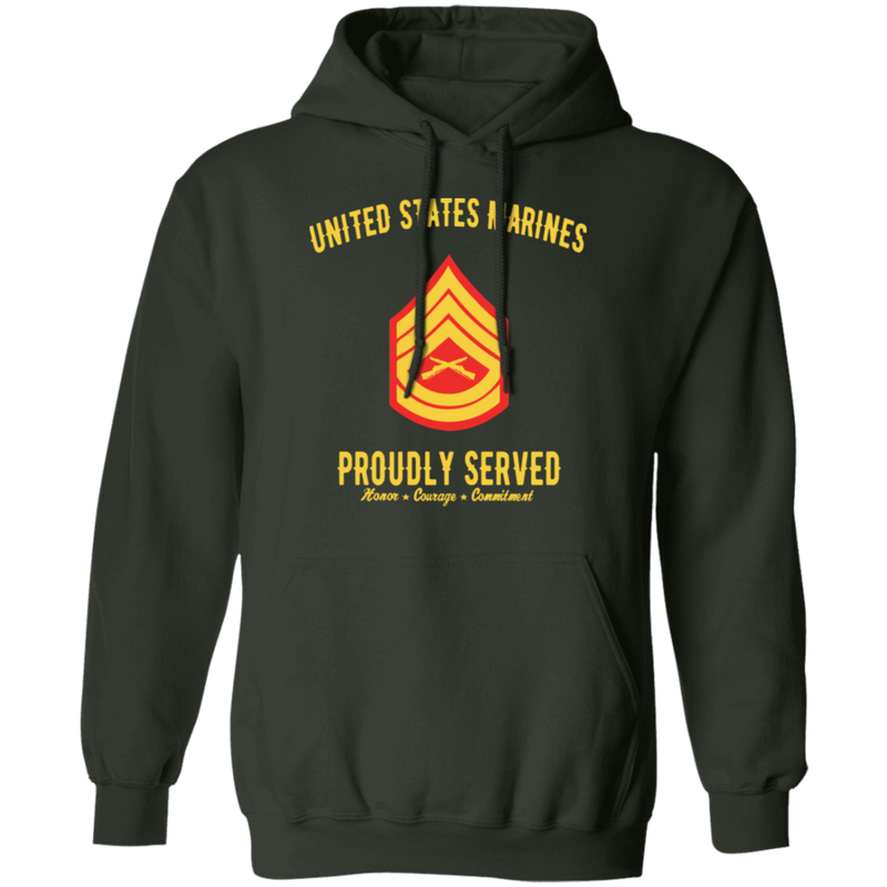 USMC SERGEANT E-7 PROUDLY SERVED SHIRT