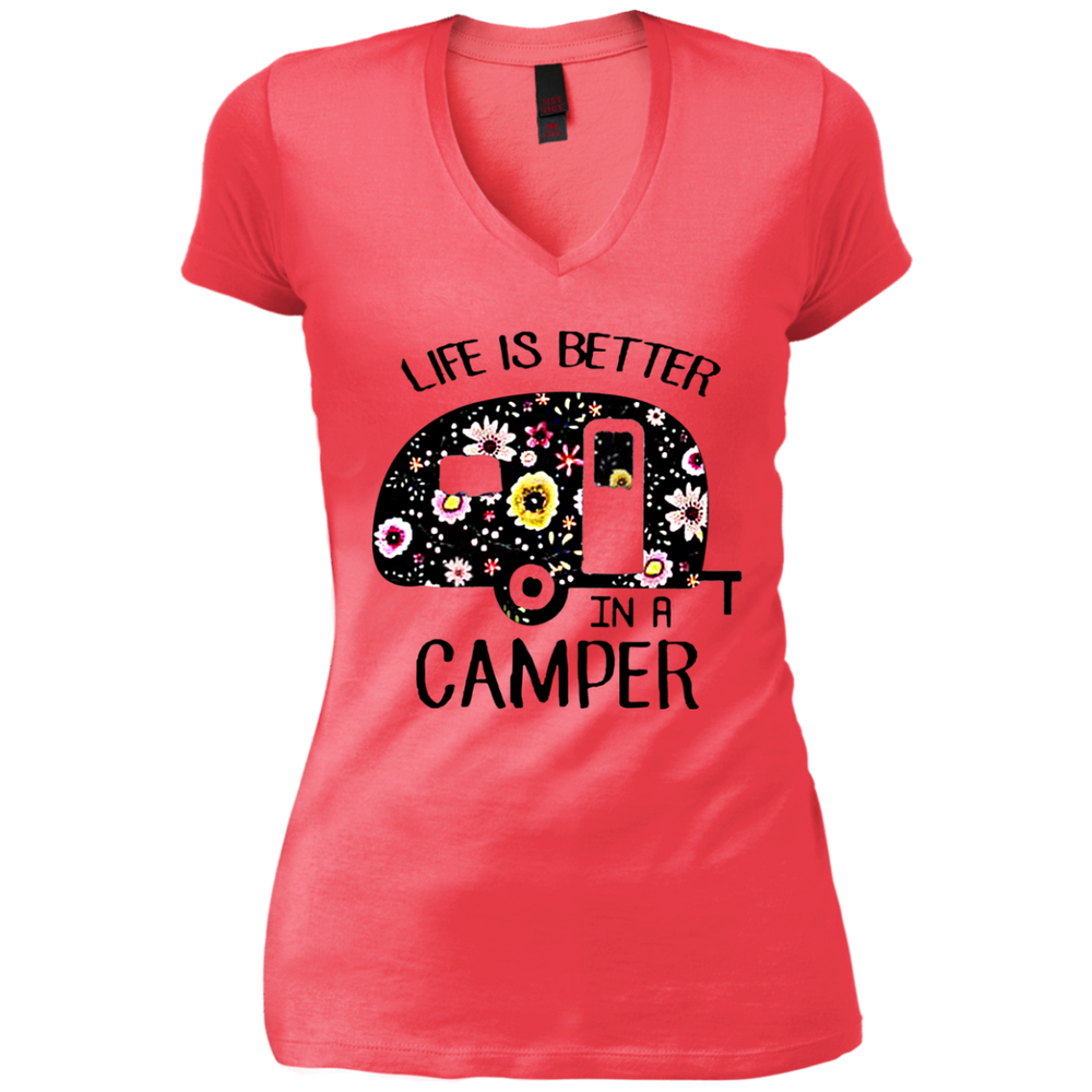 Life is better in a camper flower shirt