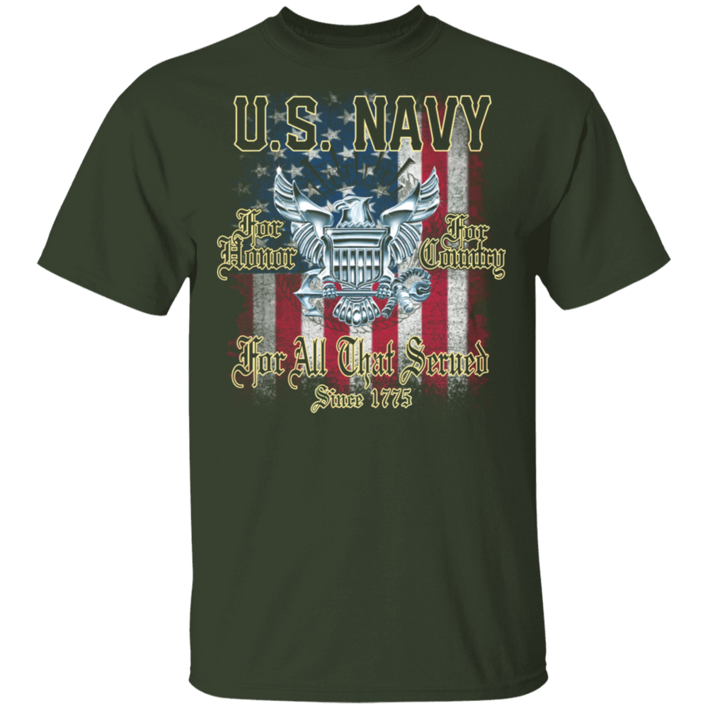 US NAVY FOR ALL THAT SERVED SINCE 1775 SHIRT