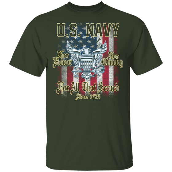 US NAVY FOR ALL THAT SERVED SINCE 1775 SHIRT