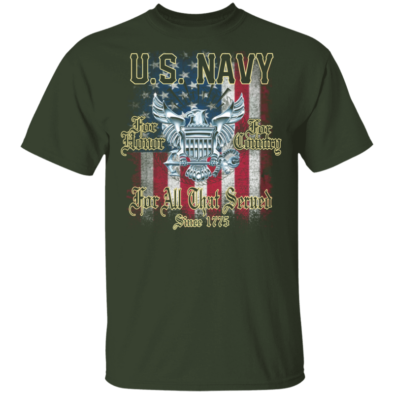 US NAVY FOR ALL THAT SERVED SINCE 1775 SHIRT
