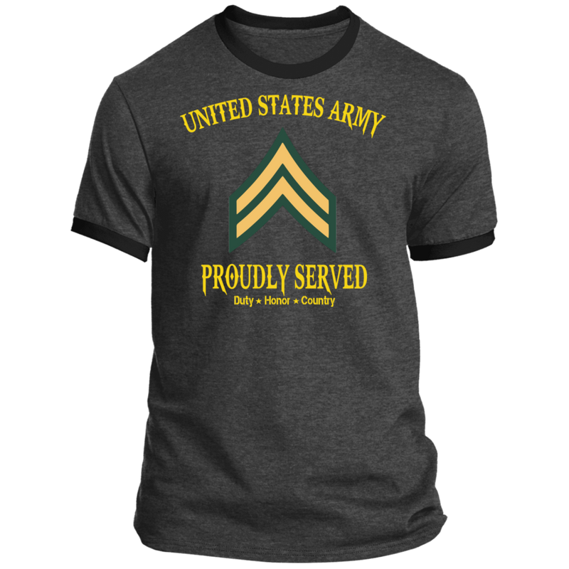 UNITED STATES ARMY E4 CPL PROUDLY SERVED