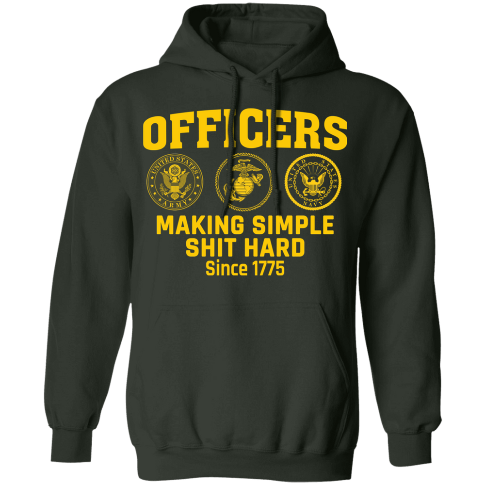 Officers Making Simple Shit Hard Shirt