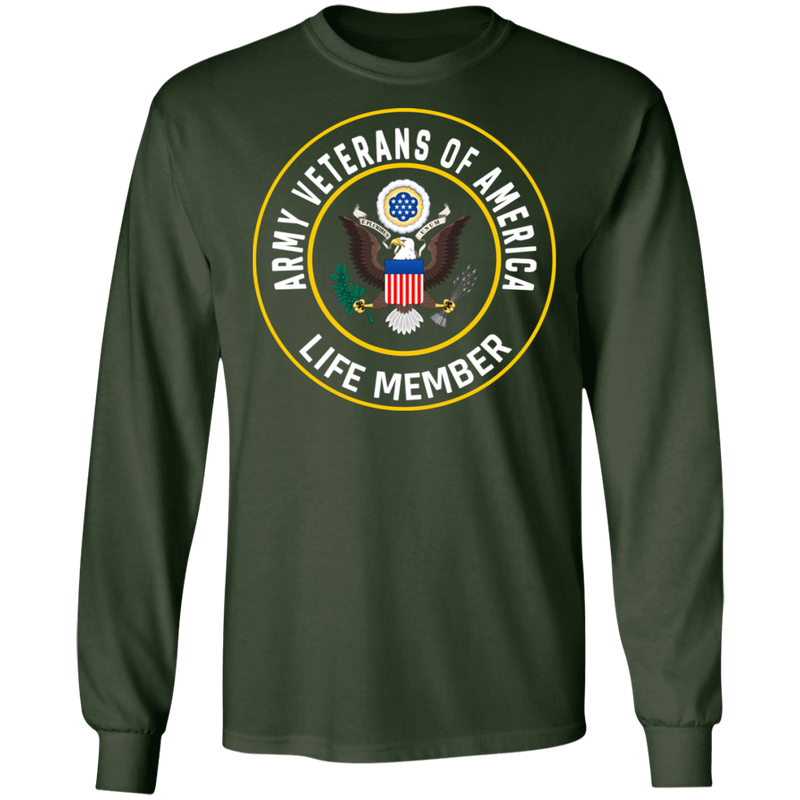 ARMY VET OF AMERICA LIFE MEMBER SHIRT